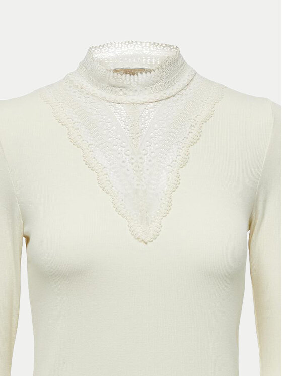 ONLY ONLY Majica Tilde 15207788 Bež Stretch Fit