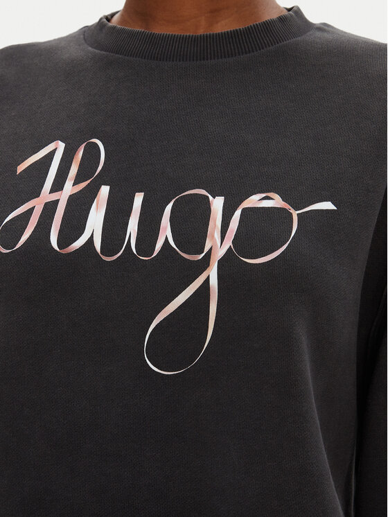 HUGO HUGO Bluză Deroxina_4 50545198 Gri Oversize