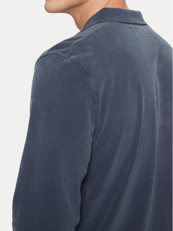 Marc O'Polo Marc O'Polo Тениска с яка и копчета M28 2236 55004 Син Regular Fit