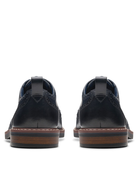 Clarks Clarks Poltopánky Aldwin Limit 26178471 Tmavomodrá