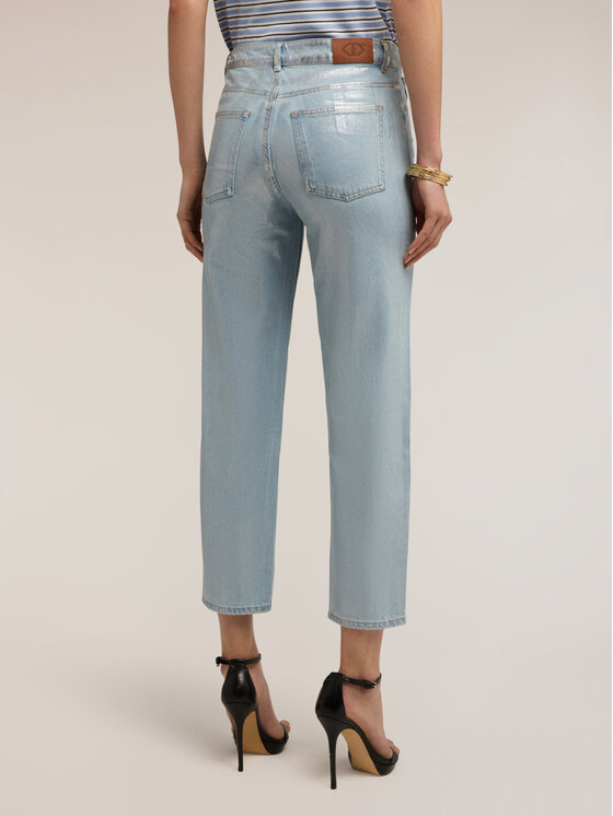 Motivi Motivi Jeans P460Q004472N004 Turchese Boy Fit