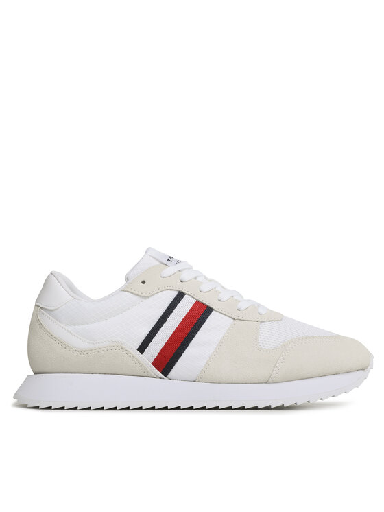 Tommy Hilfiger Tommy Hilfiger Снікерcи Runner Evo Mix FM0FM04699 Бежевий