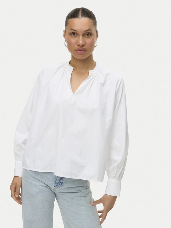 Vero Moda Vero Moda Halenka Fanni 10336937 Bílá Loose Fit