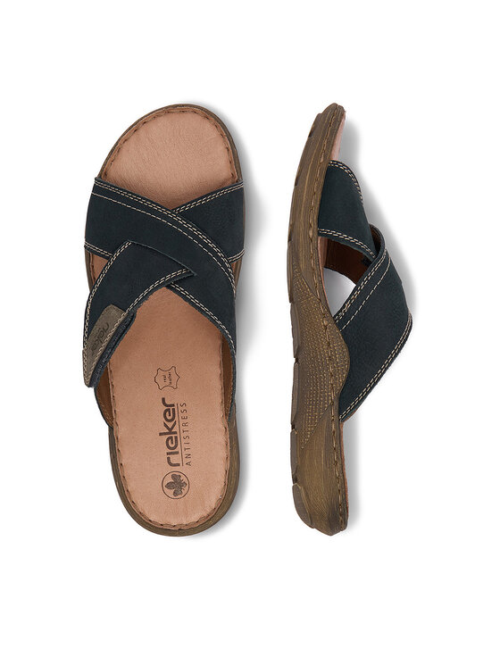 Rieker Rieker Klapki CEO-22089-14 Granatowy