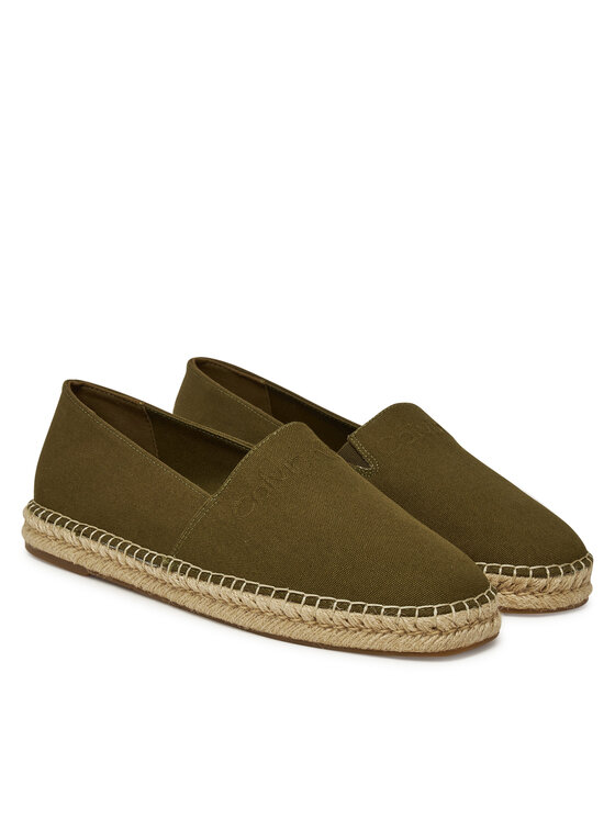Calvin Klein Calvin Klein Espadrilky Espadrille Cv Logo HM0HM01808 Khaki