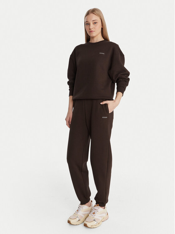 Guess Guess Суитшърт V6RQ13 K9V31 Кафяв Regular Fit