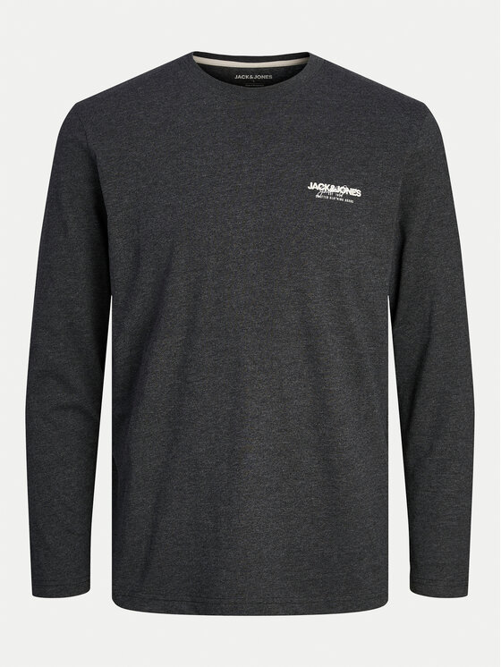 Jack&Jones Jack&Jones Majica z dolgimi rokavi Alvis 12259735 Črna Standard Fit