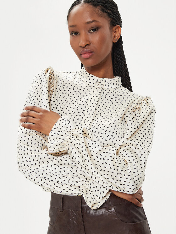 Bruuns Bazaar Bruuns Bazaar Palaidinė Acacia Fria BBW3195 Écru Regular Fit