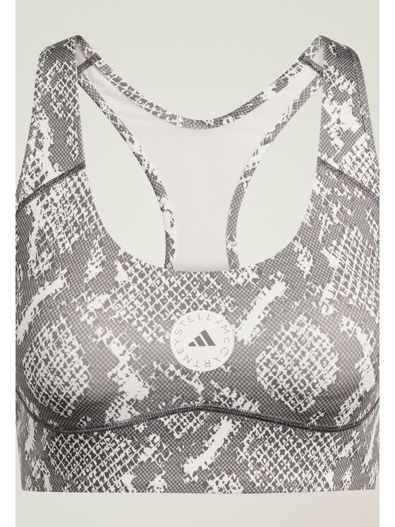 adidas by Stella McCartney adidas by Stella McCartney Biustonosz sportowy By Stella McCartney Power Impact Training Bra Medium Support Beżowy