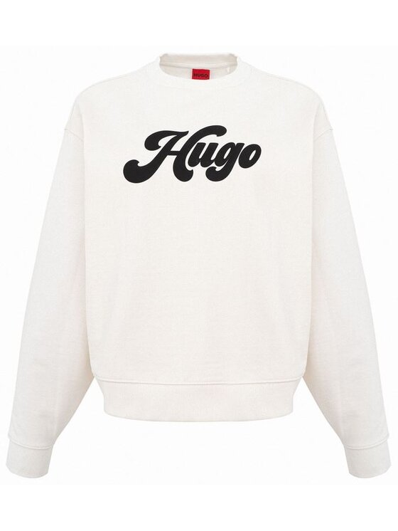 HUGO HUGO Bluza 50541169 10271535 110 Écru Regular Fit