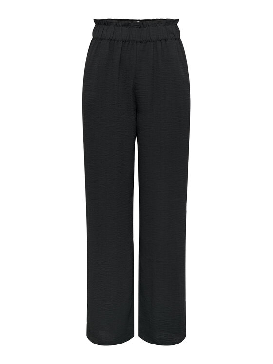 JDY JDY Medžiaginės kelnės Divya 15271184 Juoda Regular Fit