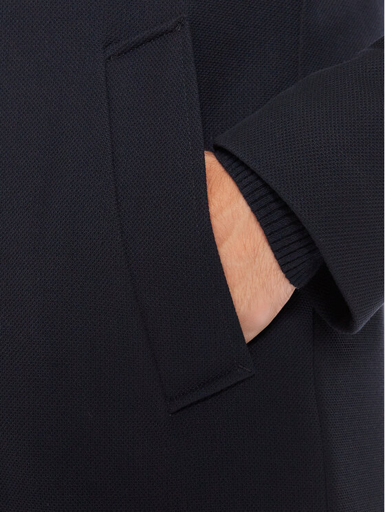 Bugatti Bugatti Демісезонний плащ 821429-84220 Cиній Regular Fit