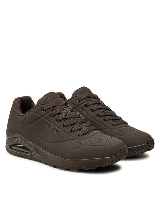 Skechers Skechers Sneakersy Uno Stand On Air 52458/CHOC Brązowy