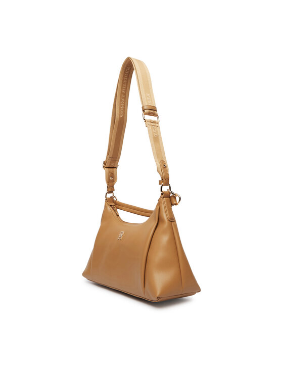 Tommy Hilfiger Tommy Hilfiger Geantă Th Essential Shoulder Bag AW0AW18373 Maro