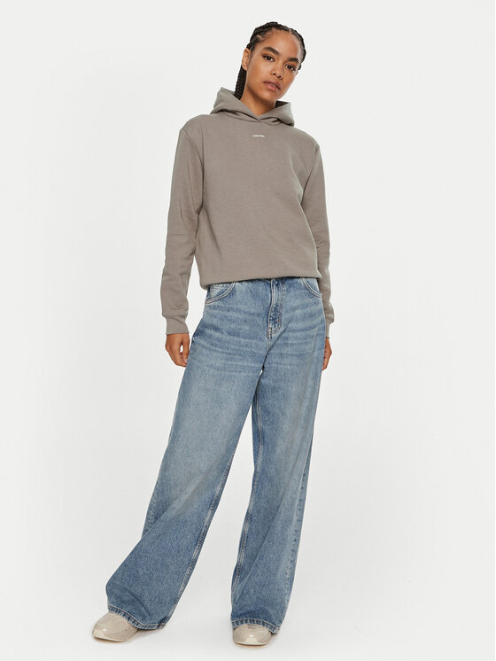 Calvin Klein Calvin Klein Μπλούζα Nano Logo K20K207615 Μπεζ Regular Fit
