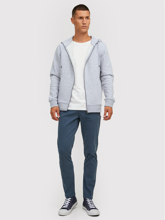 Jack&Jones Jack&Jones Majica dugih rukava Star 12210830 Siva Regular Fit