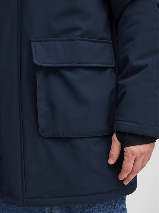 Solid Solid Zimska jakna 21107834 Tamnoplava Regular Fit
