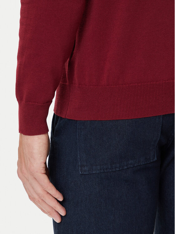 Gant Gant Rollkragenpullover 8030563 Dunkelrot Regular Fit