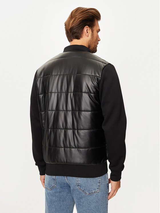 KARL LAGERFELD KARL LAGERFELD Bomber striukė 505065 544565 Juoda Regular Fit