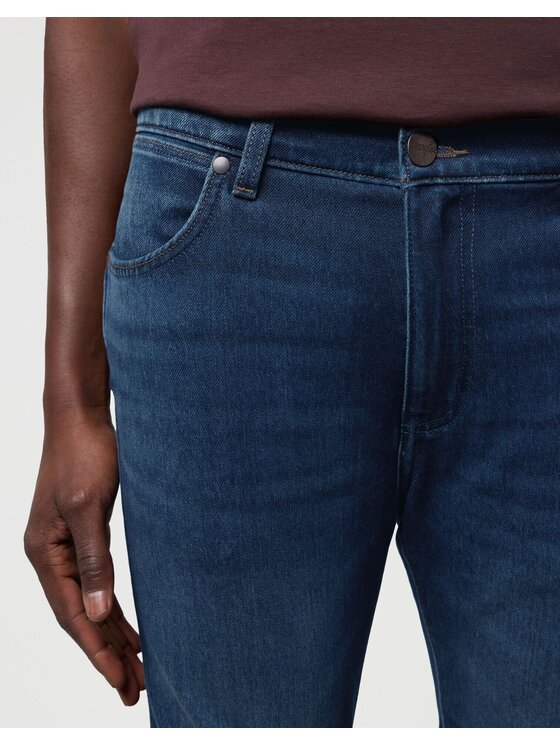 Wrangler Wrangler Jeansy LARSTON Niebieski Slim Fit
