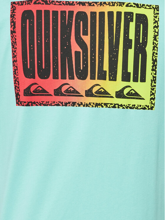 Quiksilver Quiksilver Tricou Long Fade EQYZT07670 Albastru Regular Fit
