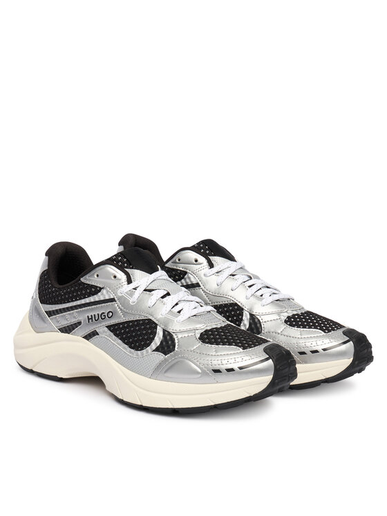 HUGO HUGO Sneakersy GO2 50558025 Stříbrná