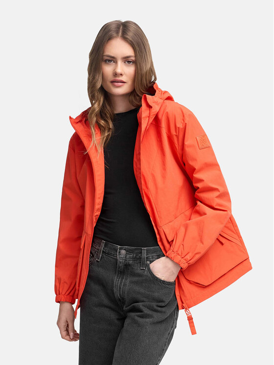 Navahoo Navahoo Kurtka przejściowa Donnerwetter Pomarańczowy Regular Fit
