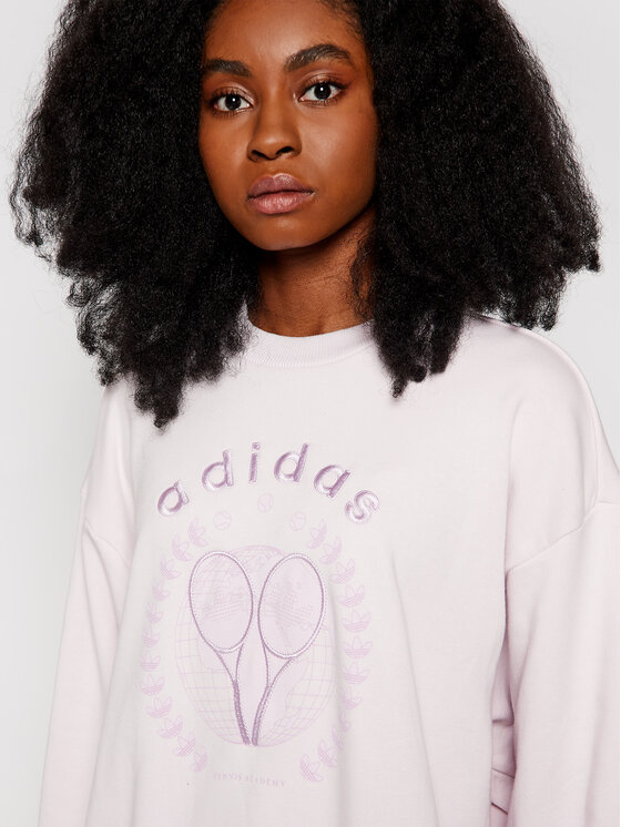 adidas adidas Džemperis Tennis Luxe Graphic H56450 Rožinė Regular Fit