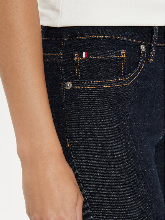 Tommy Hilfiger Tommy Hilfiger Jeans hlače Como WW0WW42487 Mornarsko modra Skinny Fit