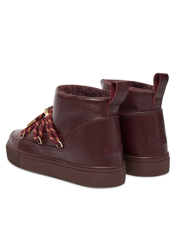 Inuikii Inuikii Sniega zābaki Full Leather Gloss 1001.001.0371 Bordo