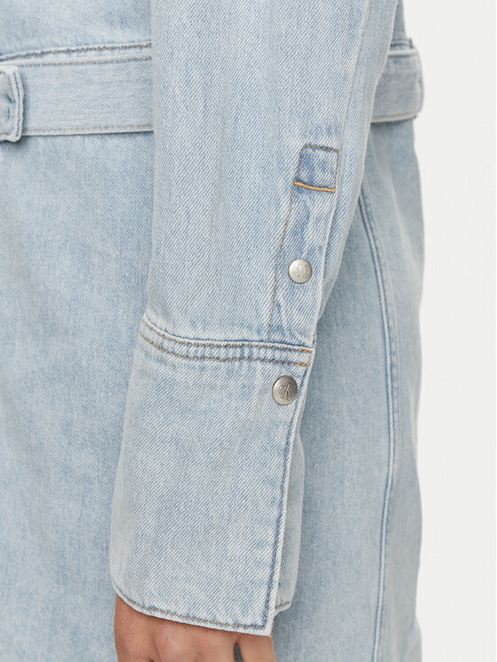Calvin Klein Jeans Calvin Klein Jeans Džínsové šaty J20J222784 Modrá Regular Fit