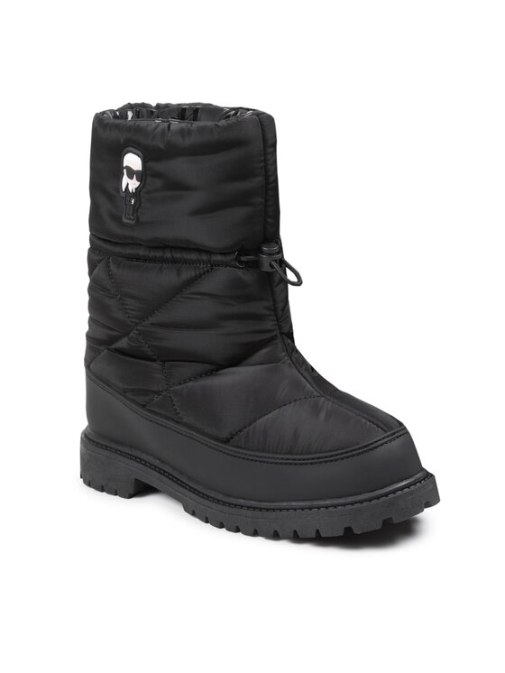 Karl Lagerfeld Kids Karl Lagerfeld Kids Škornji za sneg Z19119 S Črna