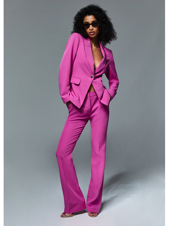 Liu Jo Liu Jo Giacca da abito CA6143T2200P963B Rosa Slim Fit