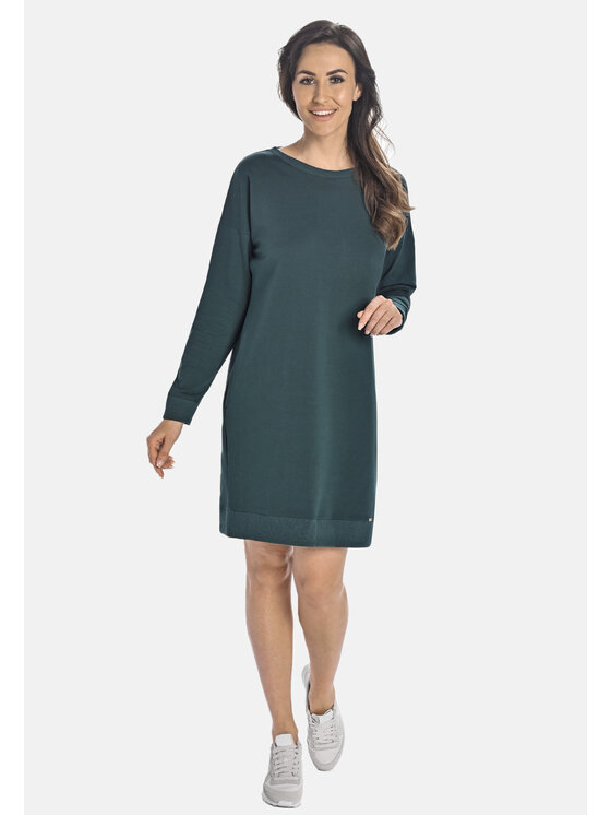 Teyli Teyli Sukienka 501 Zielony Standard Fit