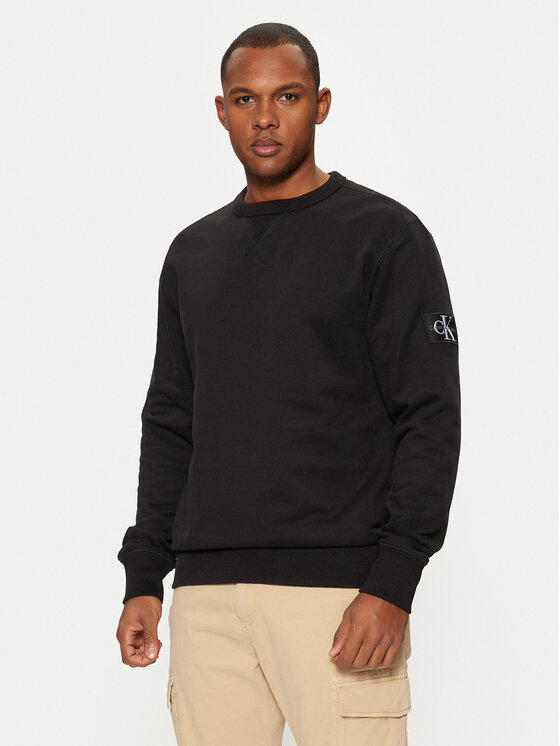 Calvin Klein Jeans Calvin Klein Jeans Суитшърт J30J323426 Черен Regular Fit