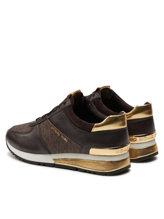 MICHAEL Michael Kors MICHAEL Michael Kors Sneakersy Allie Wrap Trainer 43R6ALFP2B Brązowy