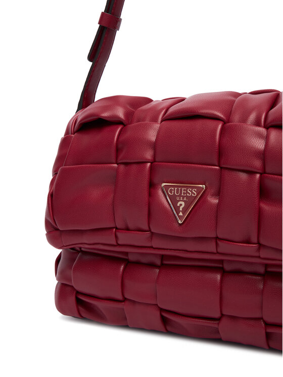 Guess Guess Дамска чанта Marion HWWG80 72190 Червен