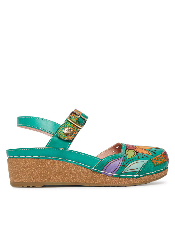 Laura Vita Laura Vita Босоніжки Facscineo 02 Зелений