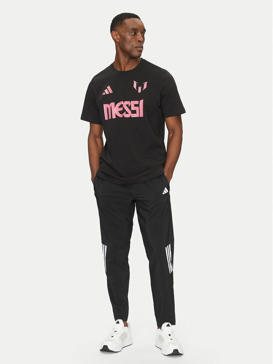 adidas adidas Φανελάκι τεχνικό Messi Name and Number Graphic JM3551 Μαύρο Regular Fit