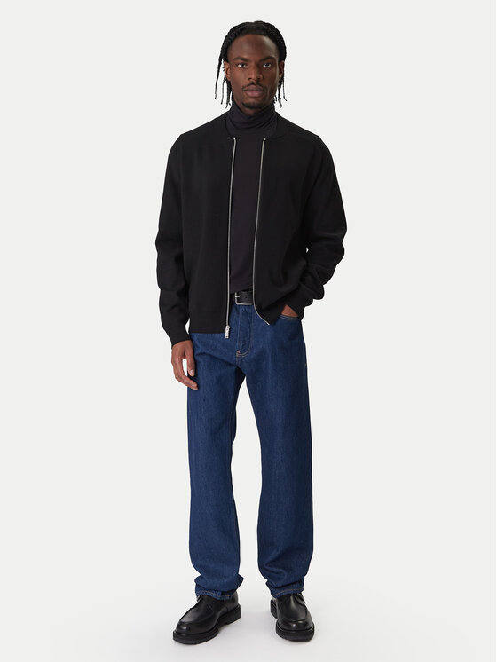 Calvin Klein Calvin Klein Kardiganas LV040EM324 Juoda Regular Fit