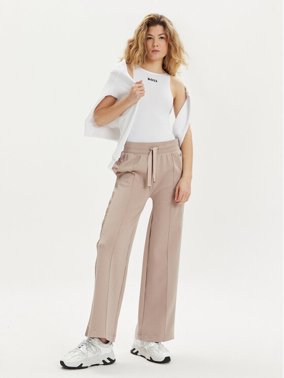 BOSS Boss Teplákové kalhoty Arya 50515574 Béžová Regular Fit