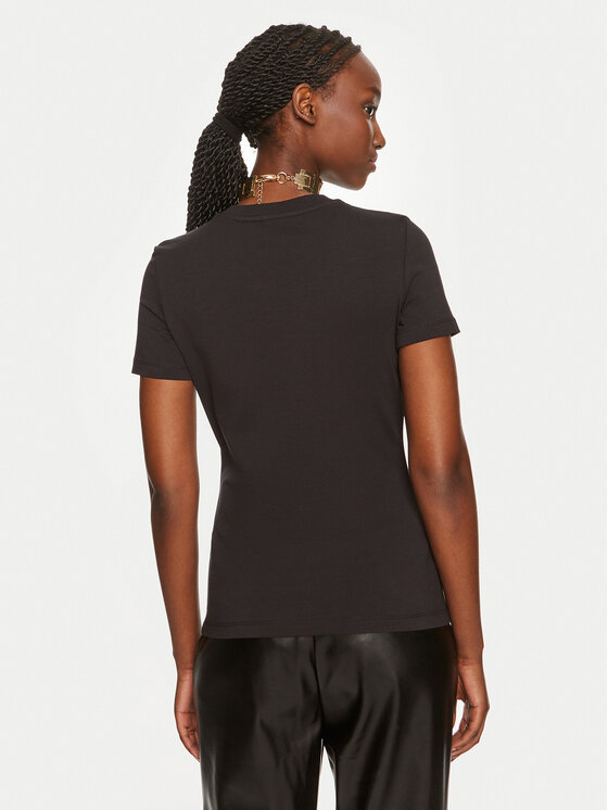 Just Cavalli Just Cavalli T-shirt 76PAHE08 Nero Slim Fit