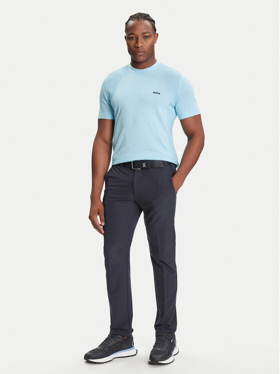 BOSS BOSS Majica K_Momentum 50541952 Svetlo modra Regular Fit