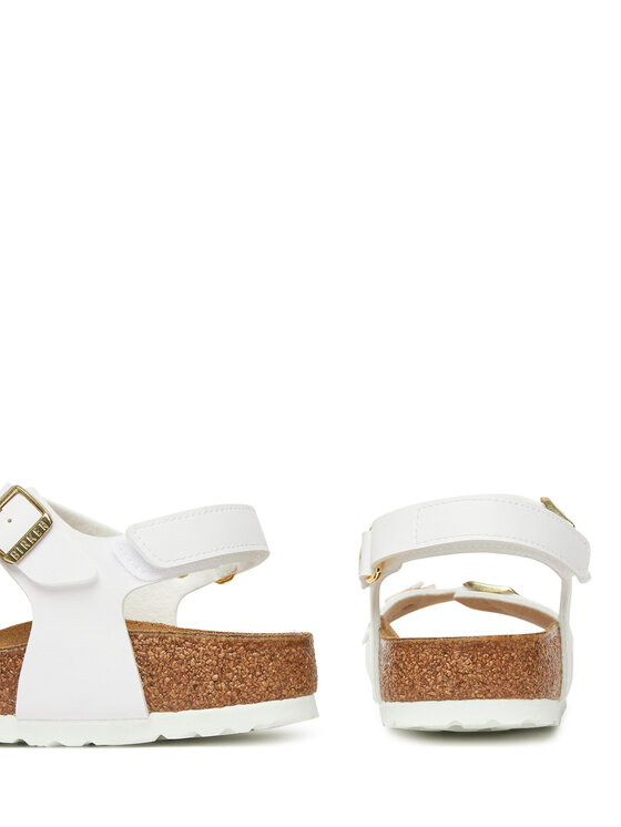 Birkenstock Birkenstock Сандали Rio Flowers As Kids 1029561 D Бял