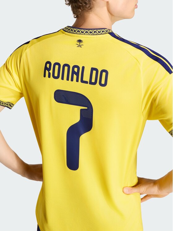 adidas adidas Koszulka techniczna 171969 Żółty Slim Fit