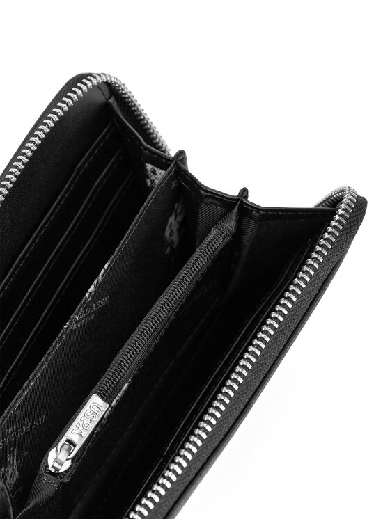 U.S. Polo Assn. U.S. Polo Assn. Große Damen Geldbörse WIUXT8414WVP Schwarz