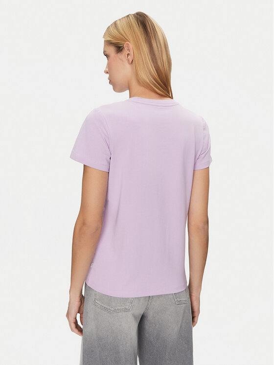 Guess Jeans Guess Jeans Тишърт W4YI10 J1314 Виолетов Regular Fit