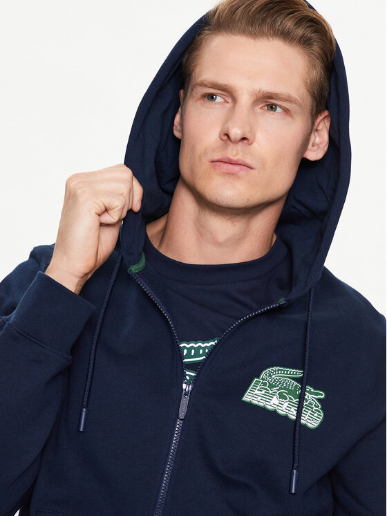 Lacoste Lacoste Bluza SH5088 Granatowy Regular Fit