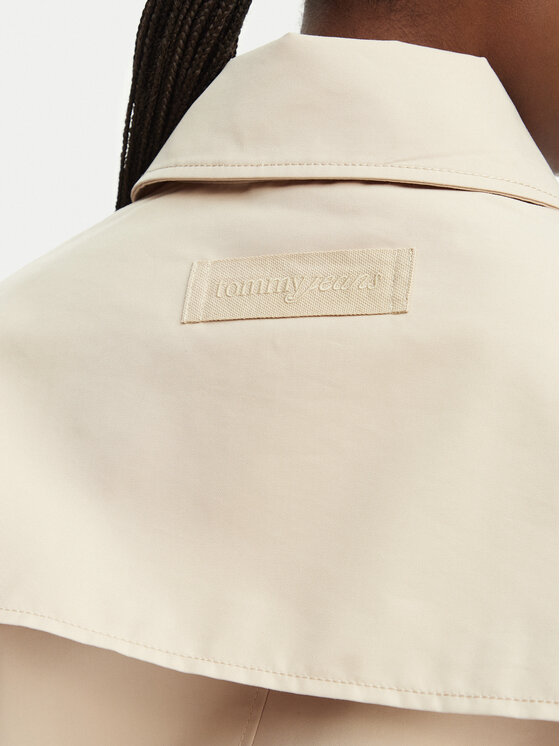 Tommy Jeans Tommy Jeans Тренч DW0DW22322 Светлобежов Relaxed Fit