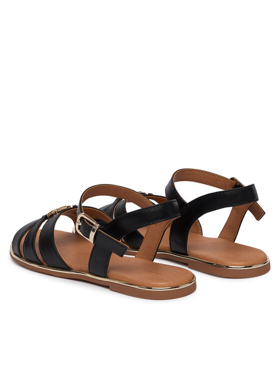 Tommy Hilfiger Tommy Hilfiger Sandali T3A2-34280-0326 S Črna